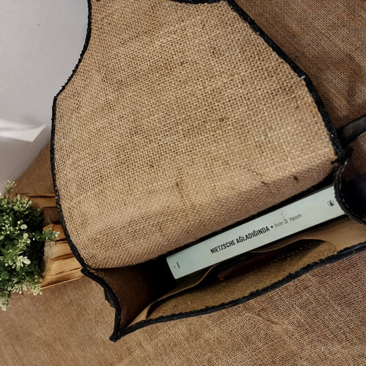 Mare Nostrum - Δερμάτινη Τσάντα με Εσωτερική Τσέπη - Unisex