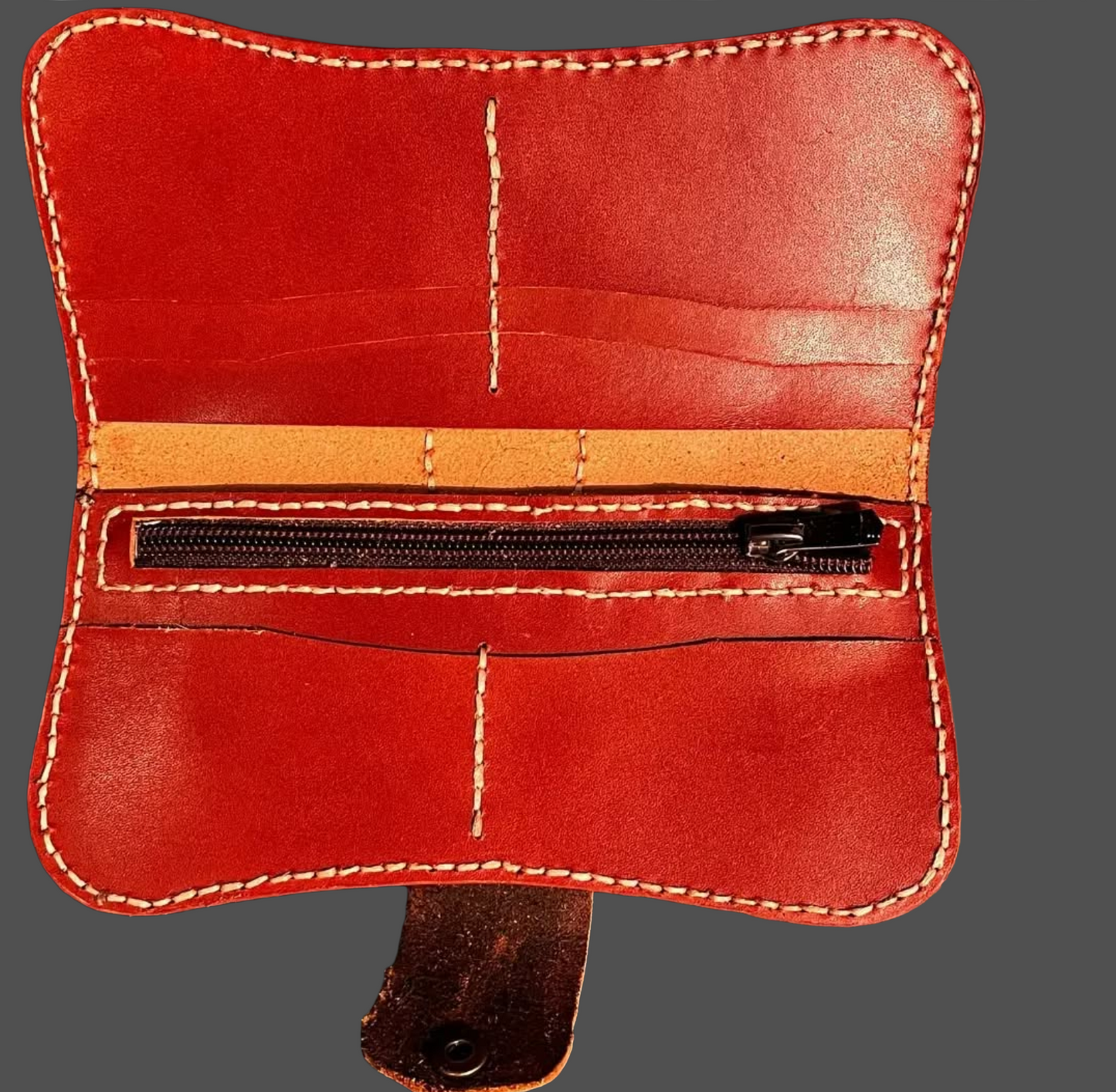 Mare Nostrum - Δερμάτινο Πορτοφόλι με Χειροποίητο Σχέδιο Craft