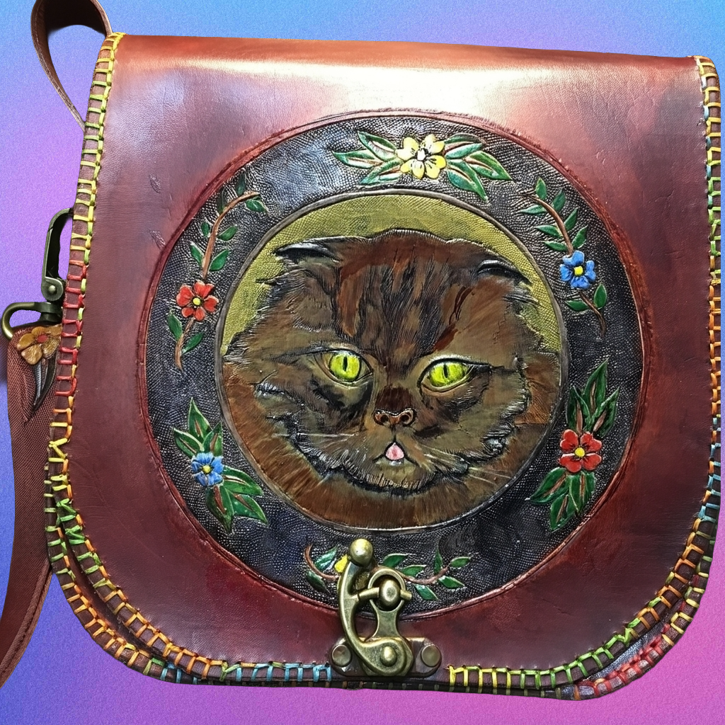 Mare Nostrum - Δερμάτινη Τσάντα με Εσωτερική Τσέπη - Unisex