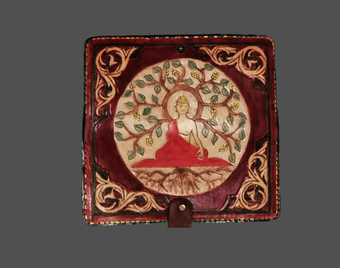 Mare Nostrum - Δερμάτινο Πορτοφόλι με Χειροποίητο Σχέδιο Craft