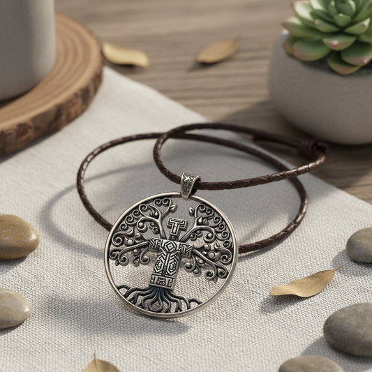 Neolitic Mesopotamian - Χειροποίητο Πέτρινο Κολιέ