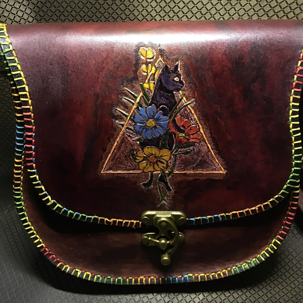 Mare Nostrum - Δερμάτινη Τσάντα με Εσωτερική Τσέπη - Unisex